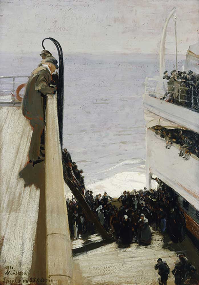 Sport on the S.S. Cedric, 1921 from William Nicholson