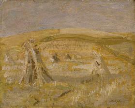 Wheat Stooks, 1926