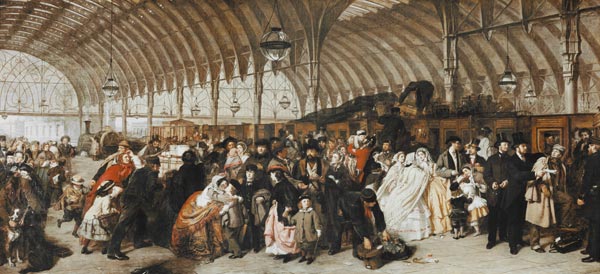 The Railway Station from William Powel Frith