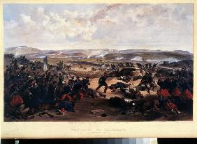 The Battle of Chernaya River on August 16, 1855