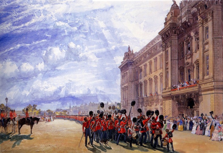 The Return of the Guards from the Crimea, July 1856 from William Simpson