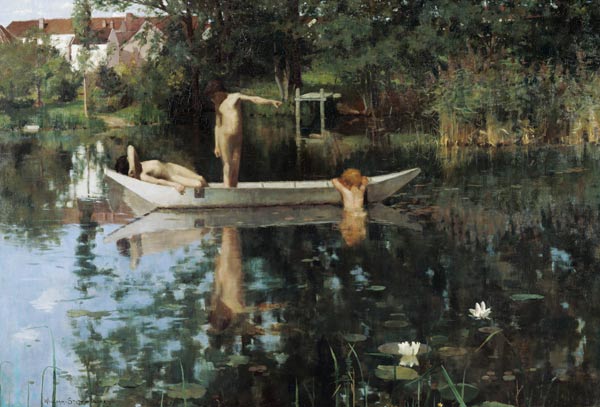 The place for bathing. from William Stott