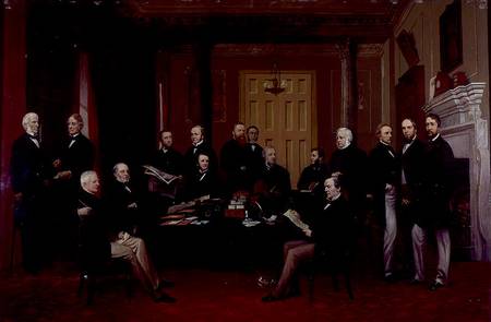 Gladstone's First Cabinet from William u. Henry Barraud
