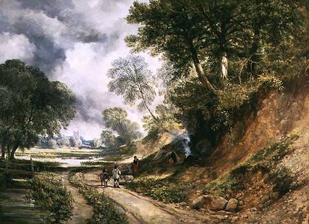 Gypsies Camping by a Path from William West