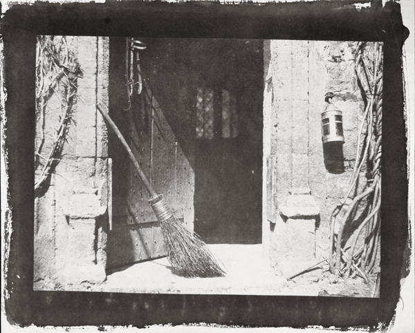 The Open Door, March, 1843 (b/w photo)  from William Henry Fox Talbot