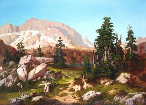 Mountain Landscape from Willibald Wex