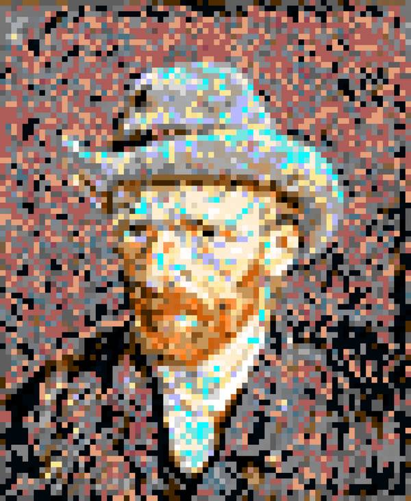 Vincent van Gogh Self-portrait 1 from Wim Heesakkers