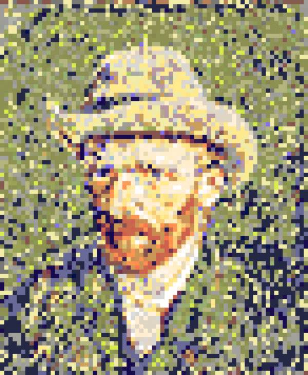 Vincent van Gogh Self-portrait 4 from Wim Heesakkers