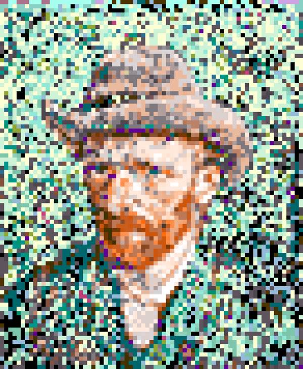 Vincent van Gogh Self-portrait 5 from Wim Heesakkers