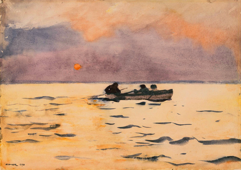 Rowing Home from Winslow Homer