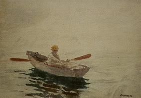 In the rowing boat. from Winslow Homer