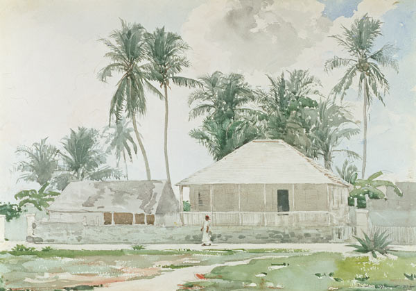 Cabins, Nassau from Winslow Homer