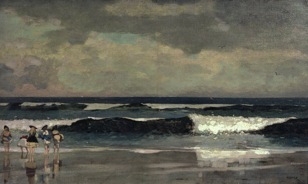 On the beach from Winslow Homer
