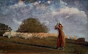 The young Schafhirtin from Winslow Homer