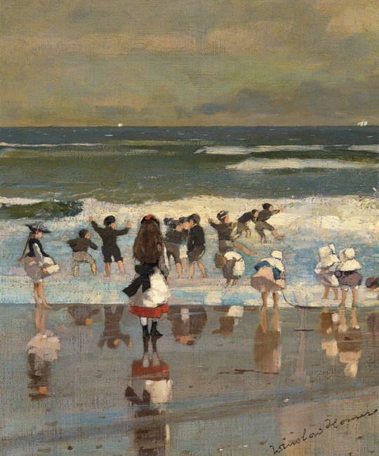 Beach Scene from Winslow Homer