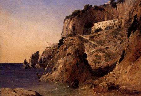 A Monastery on the Amalfi Coastline from W.J. Linton