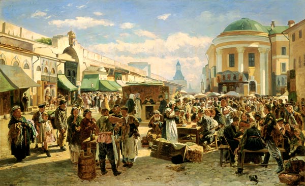 The Town Fair from Wladimir Jegorowitsch Makowski