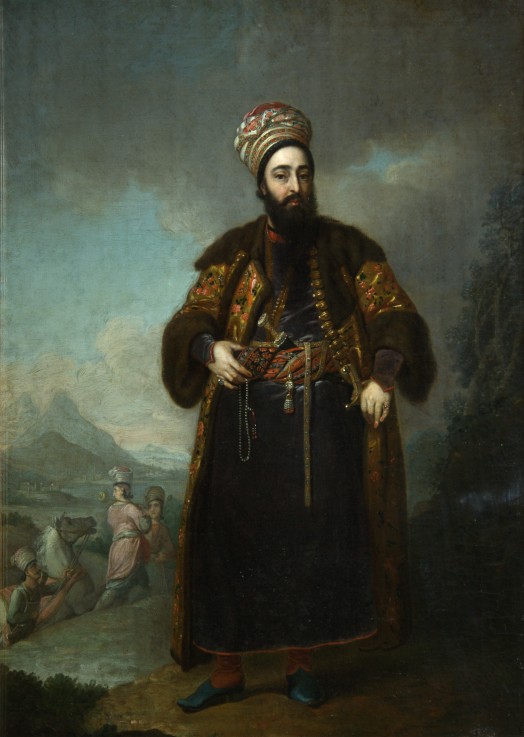 Portrait of Murtaza Kuli Khan from Wladimir Lukitsch Borowikowski