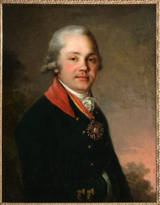 Portrait of Alexander Dmitriyevich Arsenyev from Wladimir Lukitsch Borowikowski
