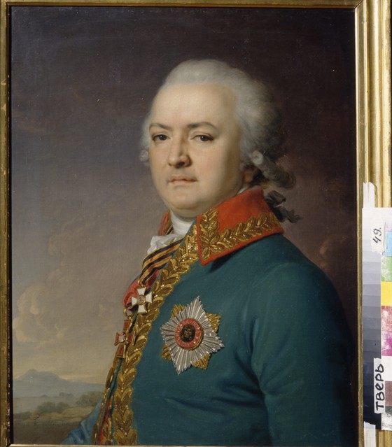 Portrait of Alexander Vasilyevich Polikarpov (1753-1811) from Wladimir Lukitsch Borowikowski