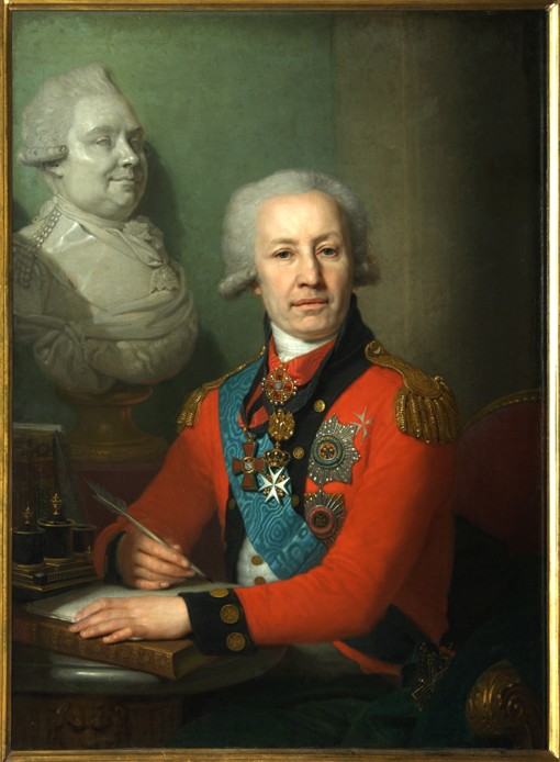 Portrait of baron Alexei Vasilyev from Wladimir Lukitsch Borowikowski