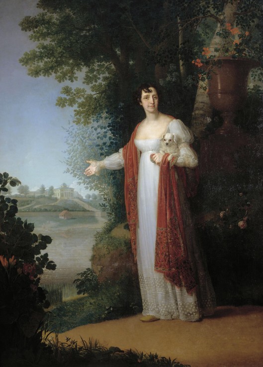 Portrait of Darya Alexeevna Derzhavina from Wladimir Lukitsch Borowikowski