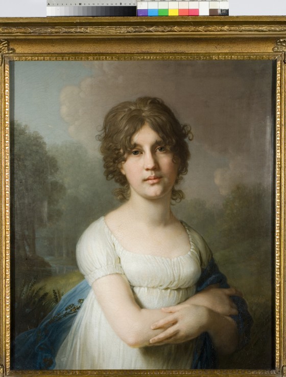 Portrait of Countess Yekaterina Gavriilovna Gagarina (1783-1861) from Wladimir Lukitsch Borowikowski