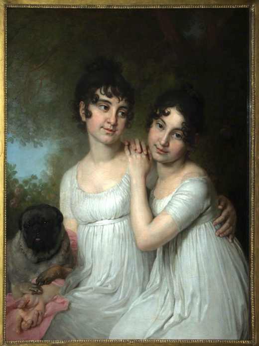 Portrait of Countesses E.A. and A.A. Kurakin from Wladimir Lukitsch Borowikowski