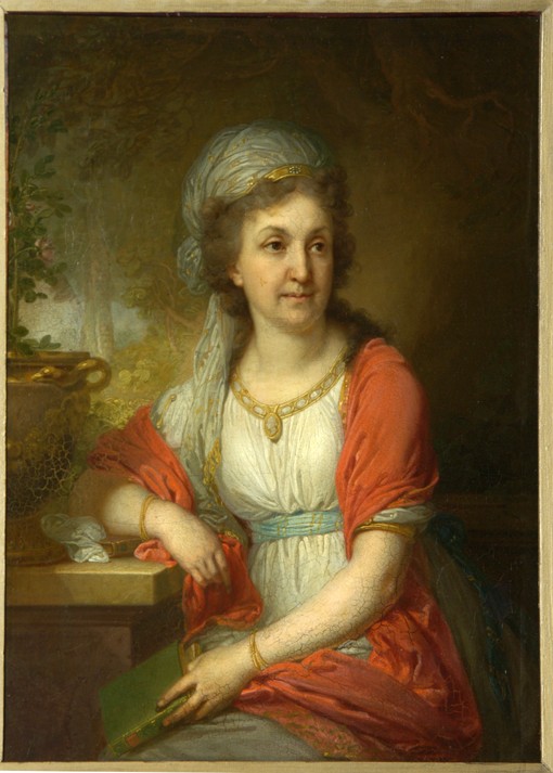 Portrait of Countess Yekaterina Alexeyevna Musina-Pushkina from Wladimir Lukitsch Borowikowski