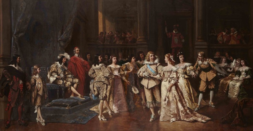 The Ball at the Court of Louis XIII of France from Wladyslaw Bakalowicz