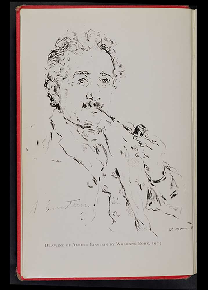 Portrait of Albert Einstein (1879-1955) 1924 from Wolfgang Born