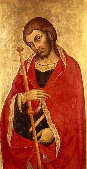 St. James the Great (tempera & gold leaf on panel) from (workshop of) Taddeo di Bartolo
