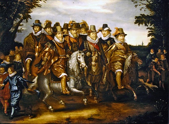 The Princes of Orange from (workshop of) Adriaen van de Venne