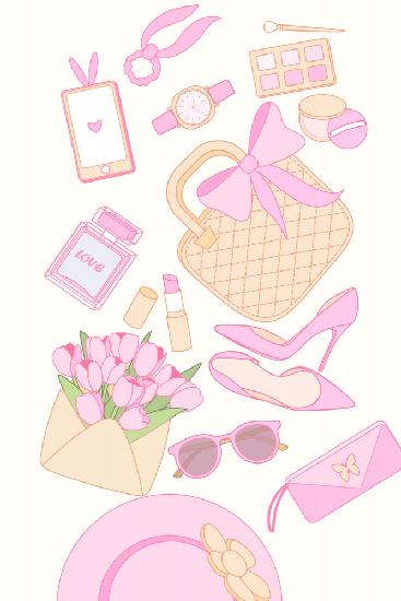 Cute pink aesthetic vibe