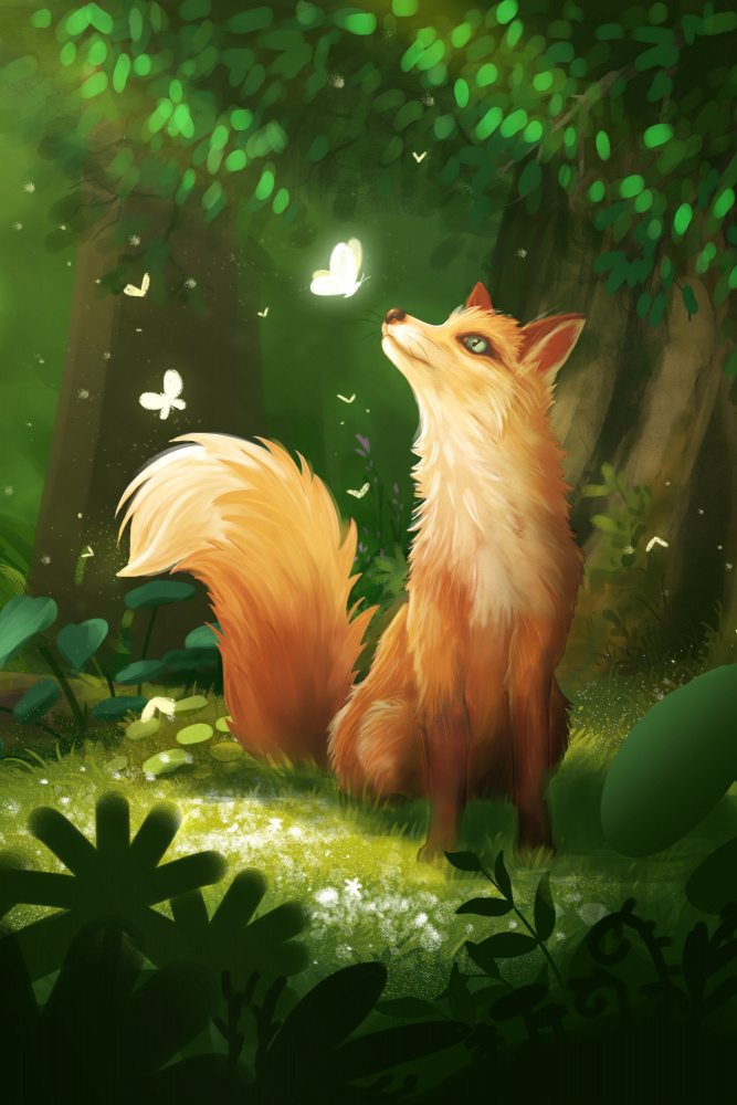 Dreamy Fox from Xuan Thai
