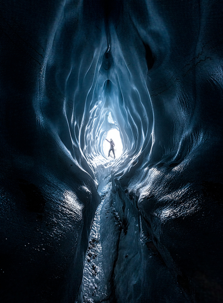 Ice Cave from Yun Thwaits
