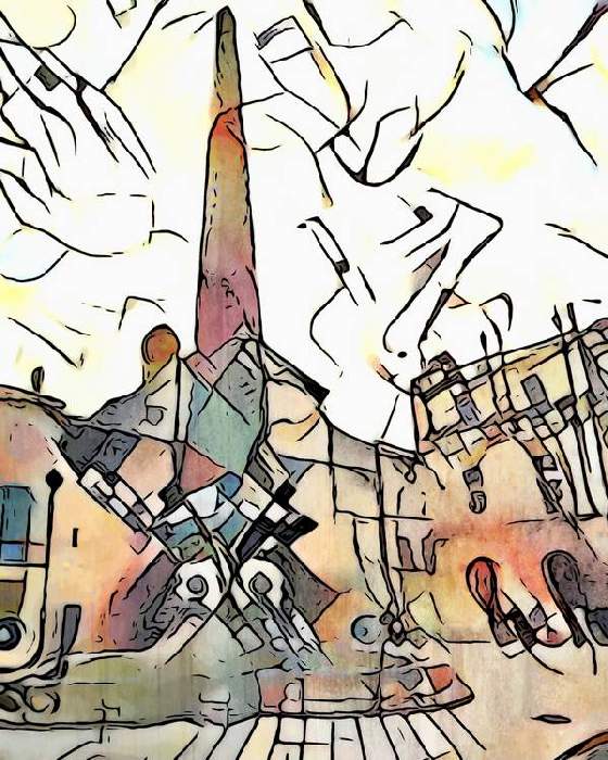 Kandinsky trifft Arles, Motiv 4 from zamart