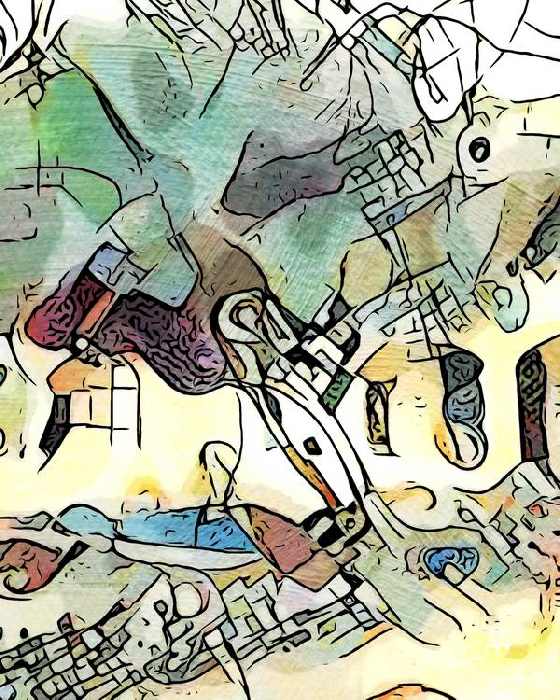 Kandinsky trifft Arles, Motiv 5 from zamart