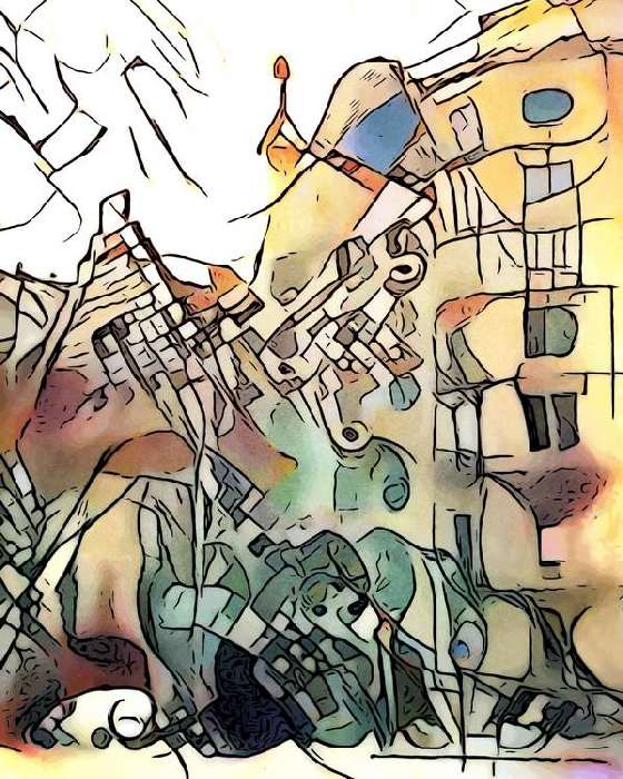 Kandinsky trifft Barcelona, Motiv 6 from zamart
