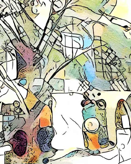 Kandinsky trifft Hundertwasser, Wien, Motiv 1 from zamart