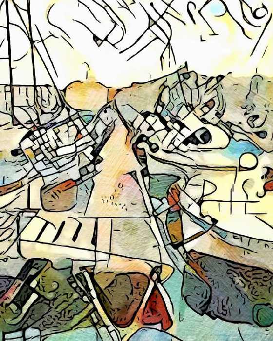 Kandinsky trifft Marseille, Motiv 10 from zamart