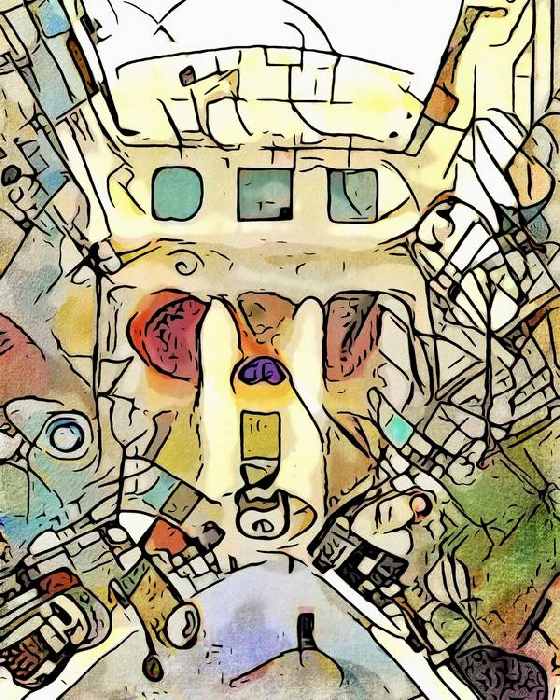 Kandinsky trifft Marseille, Motiv 8 from zamart