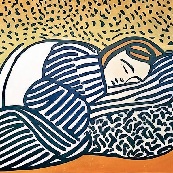 Schlafende Frau-Matisse inspired from zamart