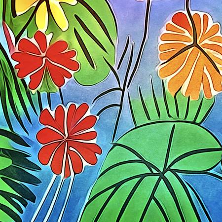 Blumenfarben-Matisse inspired 2023
