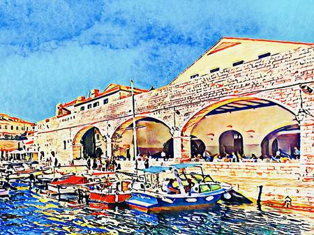 Dubrovnik, am Hafen