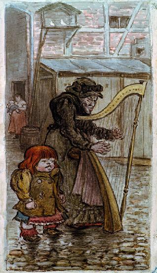 Zille / The Harp Lady / 1903